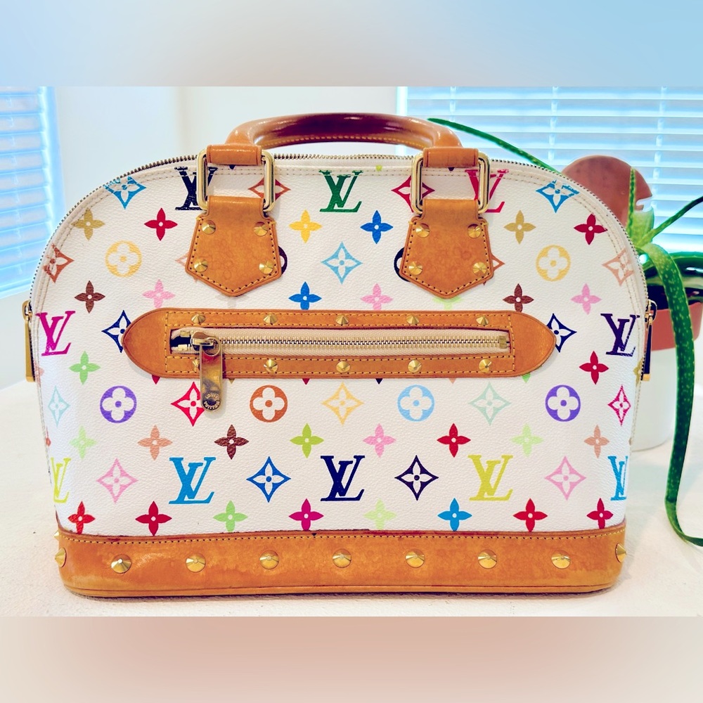 💖Vintage Louis Vuitton x Murakami Monogram Multicolor ALMA #Chanel